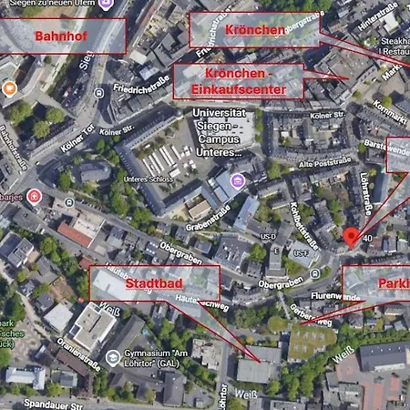2 Zimmer, Küche Am Uni Campus Apartment Siegen